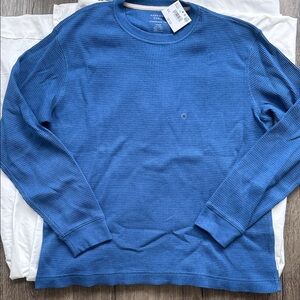 American Eagle Outfitters Blue Long Sleeve Tee